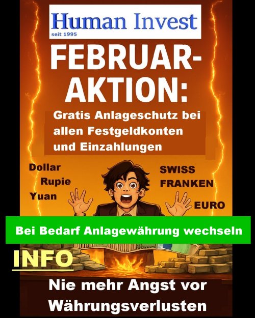 Human Invest Sonderaktion